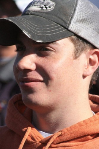 <b>Larry Wight</b> At The Drivers Meeting. (Jay Fish Photo) - Lightning0001L